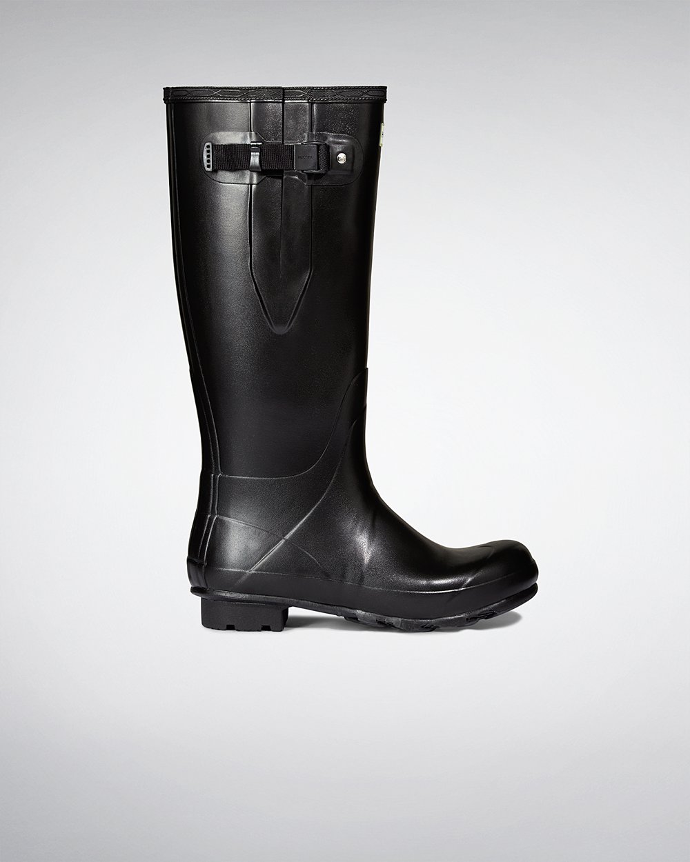 Hunter Hombre Norris Field Side Adjustable Neoprene Lined - Botas de Lluvia Negras - 407-LDVWIE